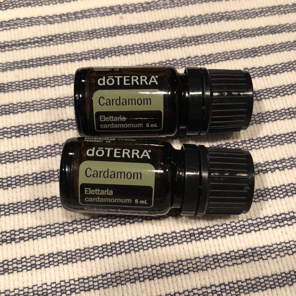 DoTerra Cardamom oil. 2-5 ml bottles Never Opened